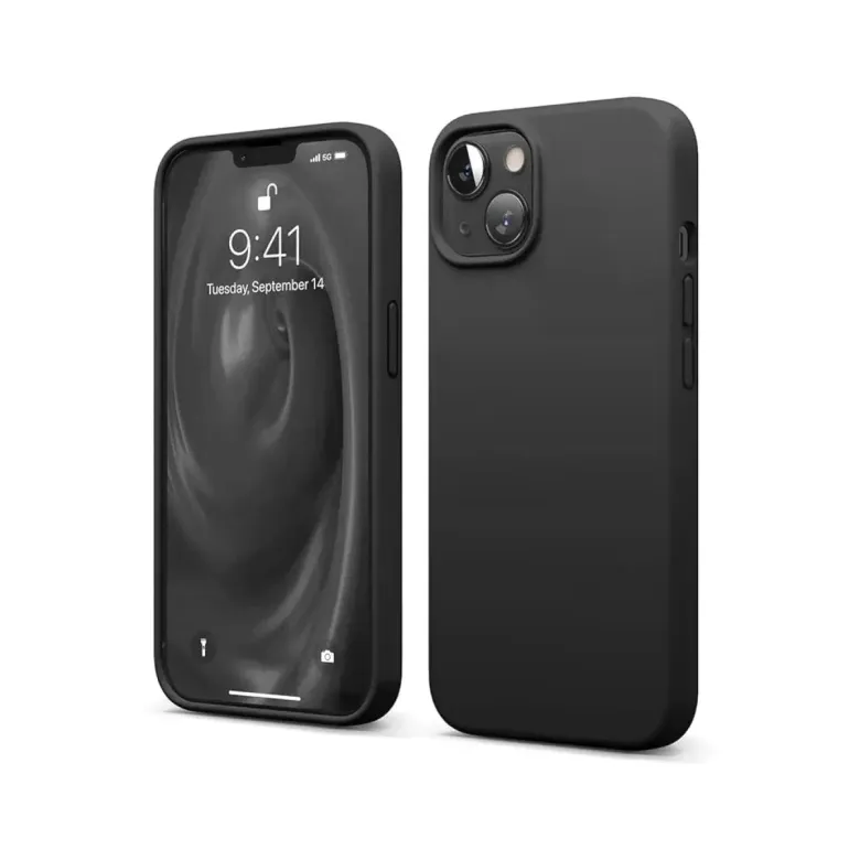 iPhone 14 Kılıf First Silikon - Siyah