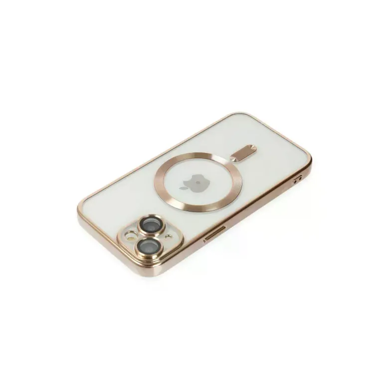 iPhone 14 Kılıf Kross Magneticsafe Kapak - Gold