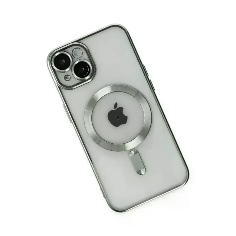 iPhone 14 Kılıf Kross Magneticsafe Kapak - Gümüş