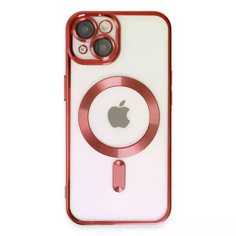 iPhone 14 Kılıf Kross Magneticsafe Kapak - Kırmızı