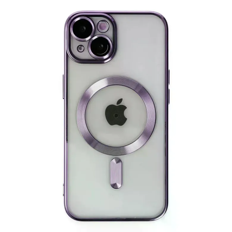 iPhone 14 Kılıf Kross Magneticsafe Kapak - Mor