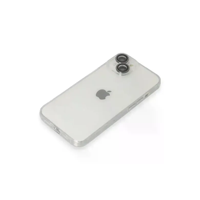 iPhone 14 Kılıf Luko Lens Silikon - Siyah