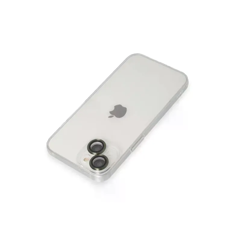 iPhone 14 Kılıf Luko Lens Silikon - Yeşil
