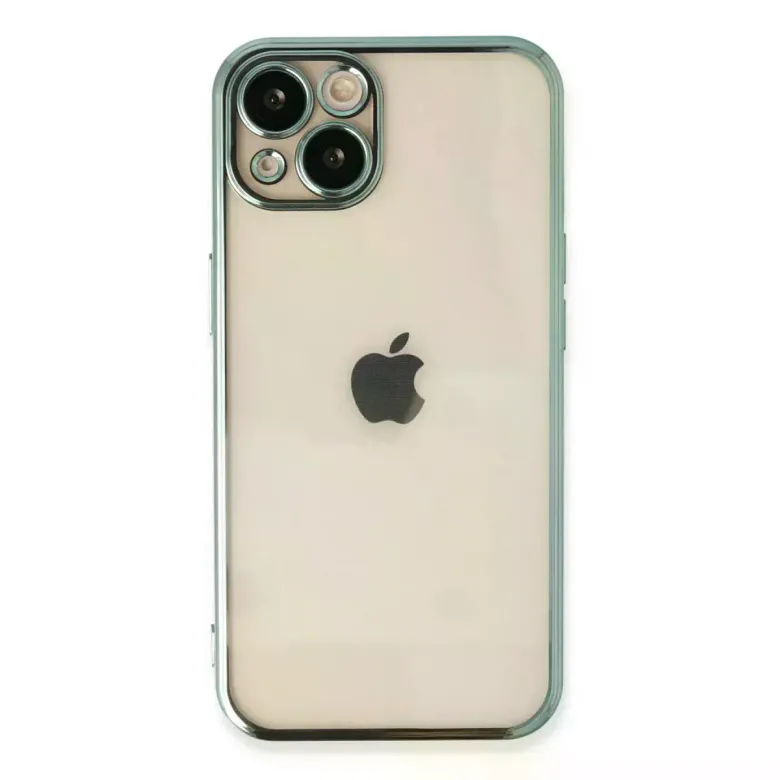 iPhone 14 Kılıf Razer Lensli Silikon - Yeşil