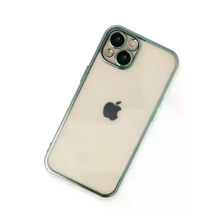 iPhone 14 Kılıf Razer Lensli Silikon - Yeşil