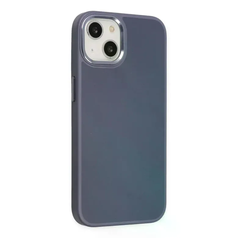 iPhone 14 Plus Kılıf Asya Deri Silikon - Mor