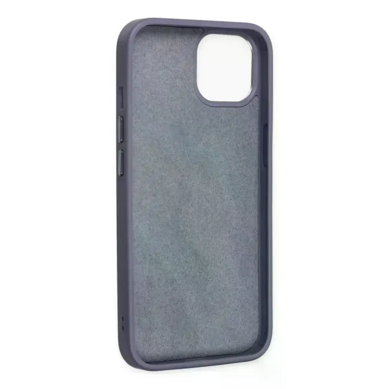 iPhone 14 Plus Kılıf Asya Deri Silikon - Mor