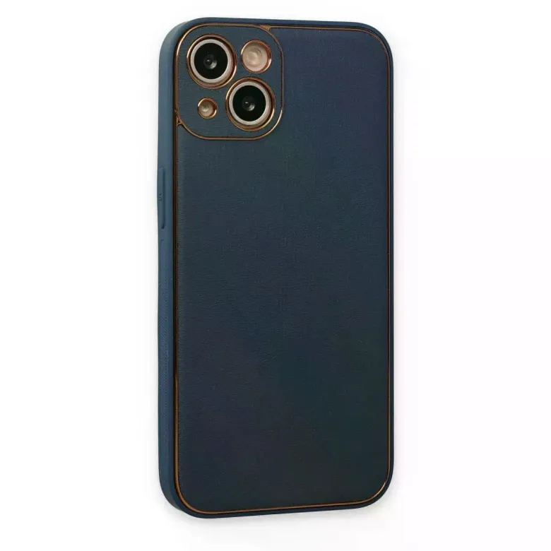 iPhone 14 Plus Kılıf Coco Deri Silikon Kapak - Yeşil