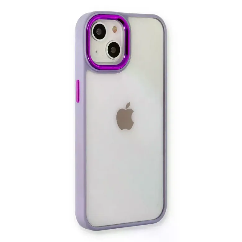 iPhone 14 Plus Kılıf Dora Kapak - Lila