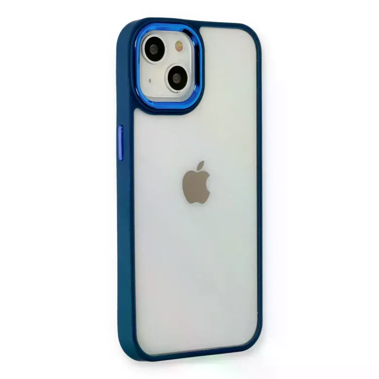 iPhone 14 Plus Kılıf Dora Kapak - Mavi