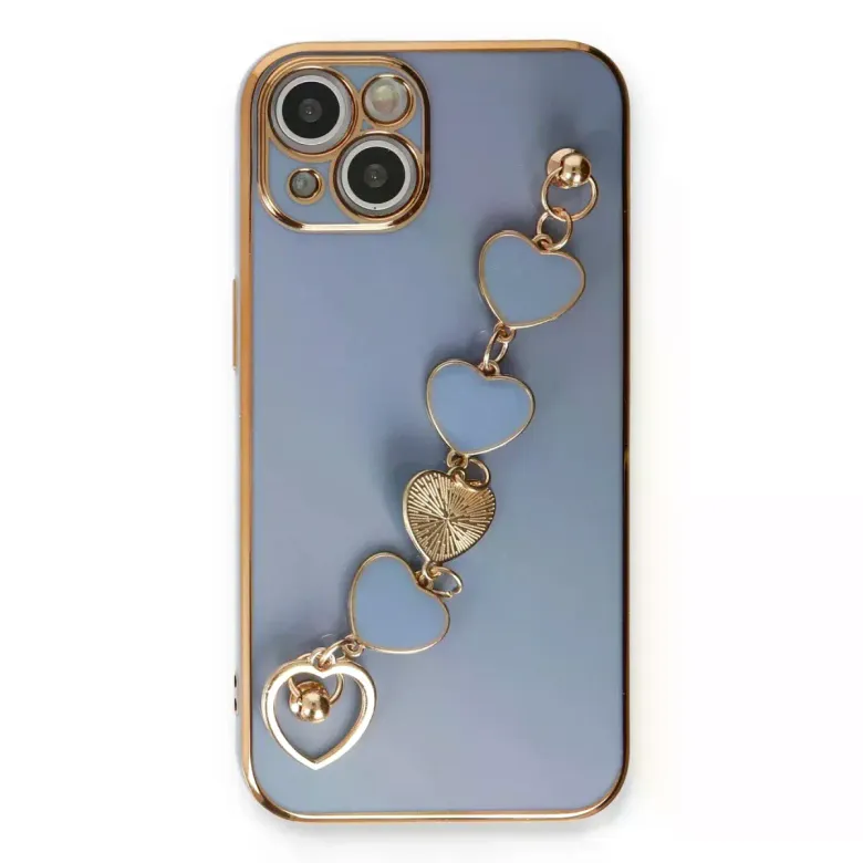 iPhone 14 Plus Kılıf Esila Silikon - Gri