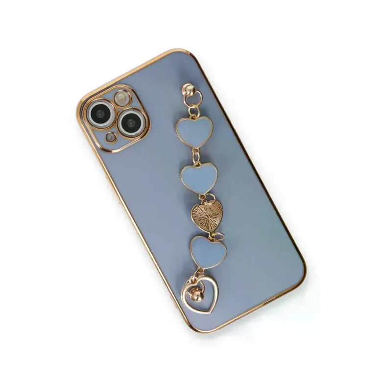iPhone 14 Plus Kılıf Esila Silikon - Gri