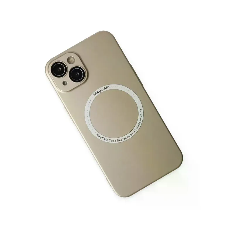 iPhone 14 Plus Kılıf Jack Magneticsafe Lens Silikon - Gold