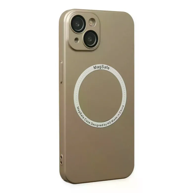 iPhone 14 Plus Kılıf Jack Magneticsafe Lens Silikon - Gold