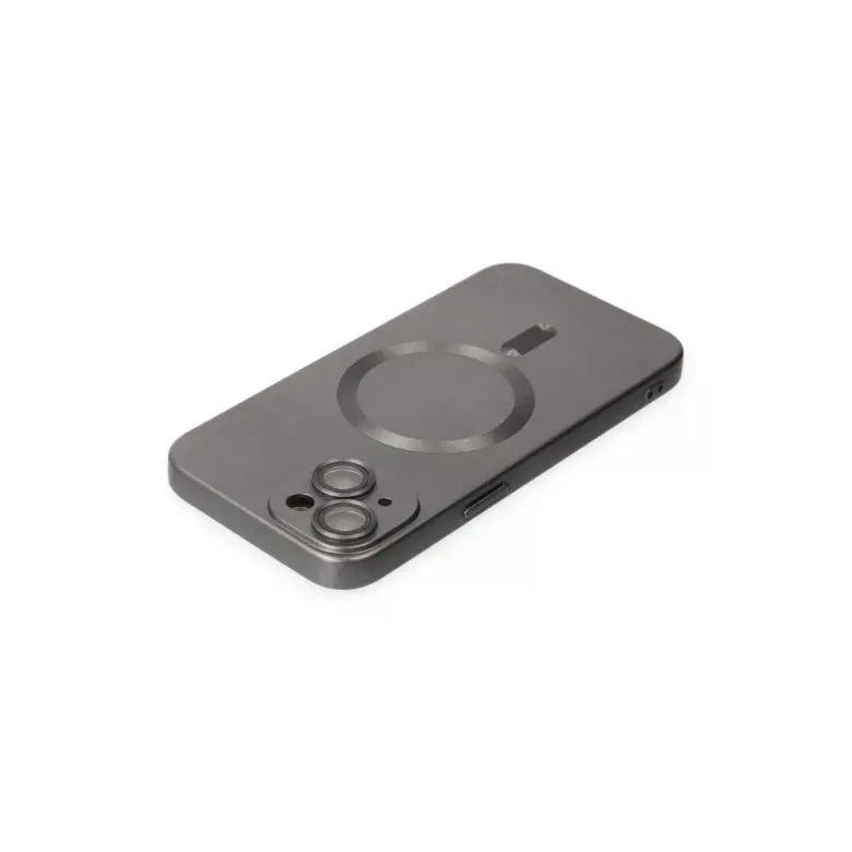 iPhone 14 Plus Kılıf Moshi Lens Magneticsafe Silikon - Füme