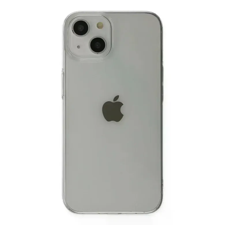 iPhone 14 Plus Kılıf Pc Sert Şeffaf Kapak - Şeffaf