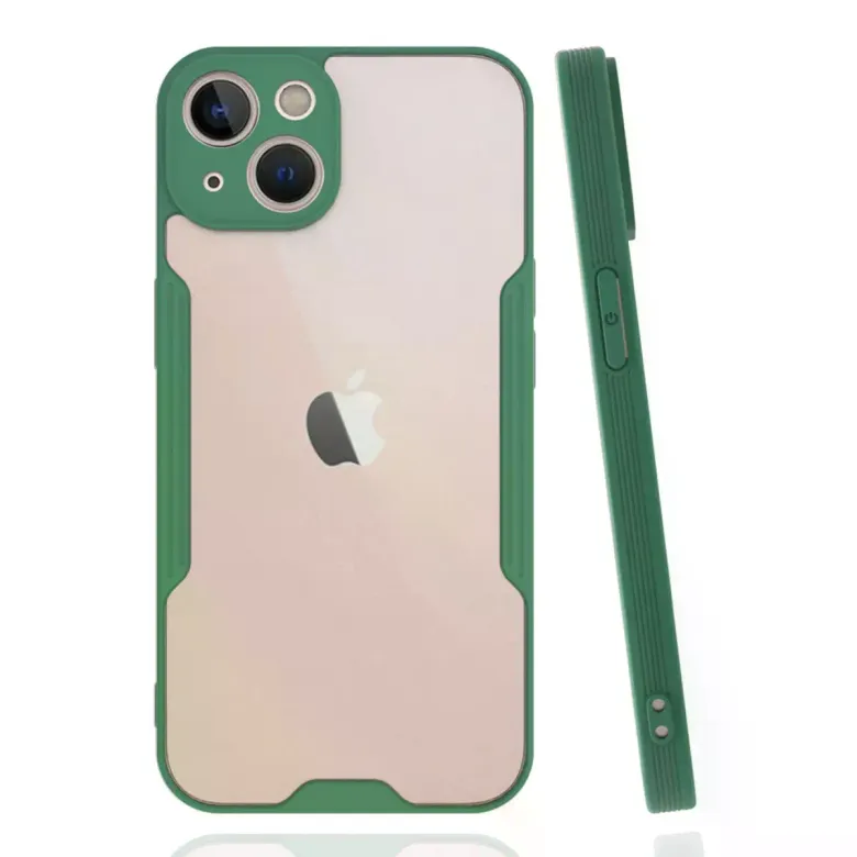 iPhone 14 Plus Kılıf Platin Silikon - Yeşil