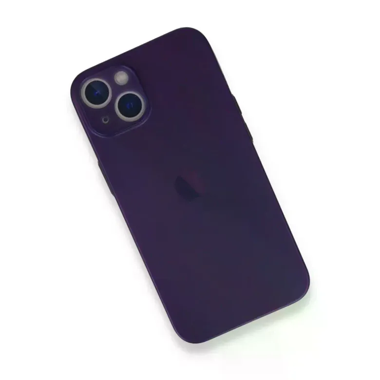 iPhone 14 Plus Kılıf PP Ultra İnce Kapak - Mor