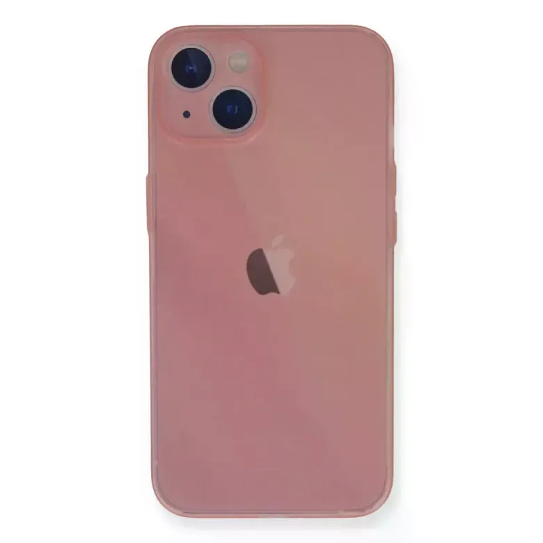 iPhone 14 Plus Kılıf PP Ultra İnce Kapak - Pembe