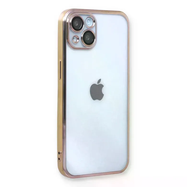 iPhone 14 Plus Kılıf Razer Lensli Silikon - Gold