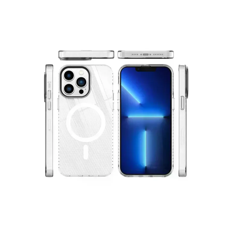 iPhone 14 Pro Kılıf Beta Magneticsafe Silikon - Şeffaf