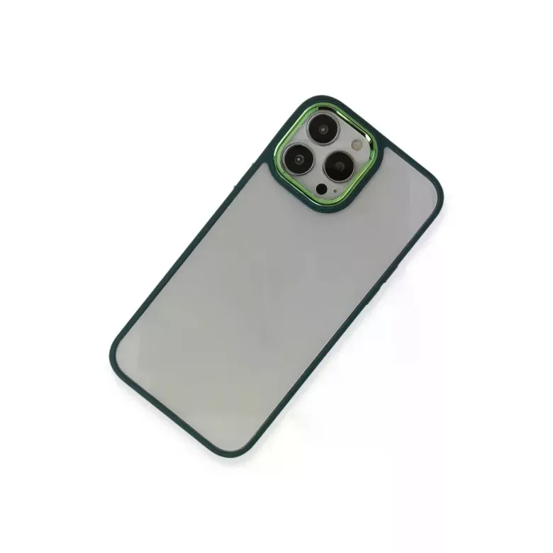 iPhone 14 Pro Kılıf Dora Kapak - Haki Yeşil