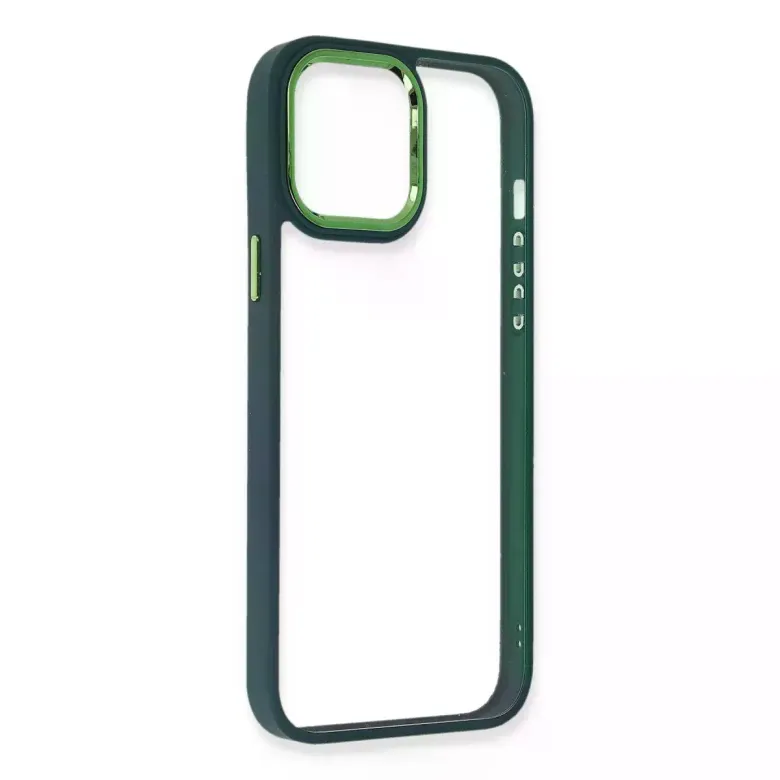 iPhone 14 Pro Kılıf Dora Kapak - Haki Yeşil