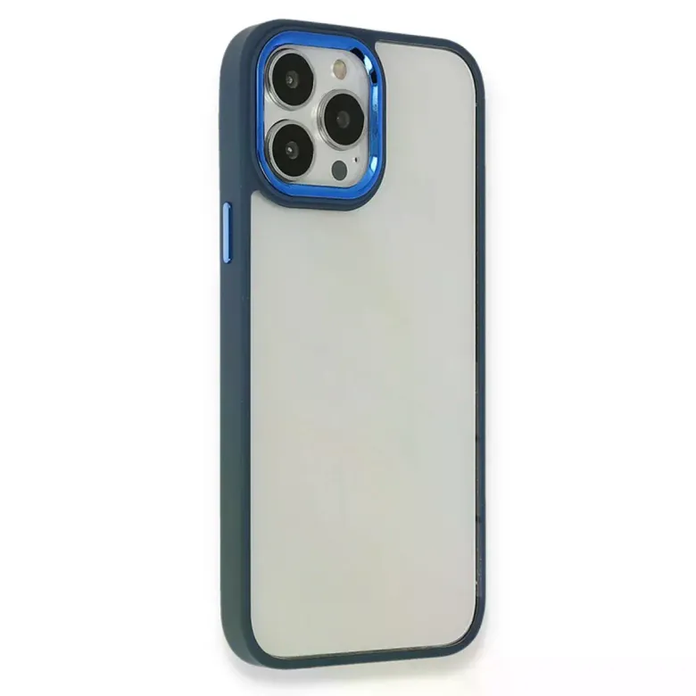 iPhone 14 Pro Kılıf Dora Kapak - Mavi