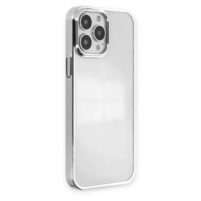 iPhone 14 Pro Kılıf Element Silikon - Gümüş