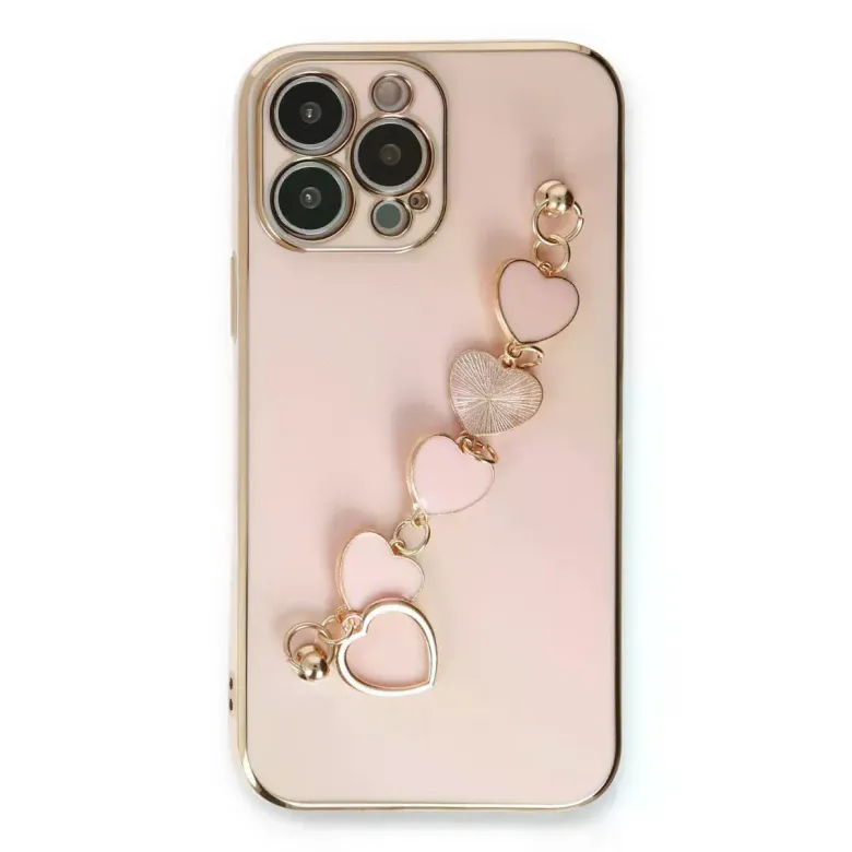 iPhone 14 Pro Kılıf Esila Silikon - Pudra
