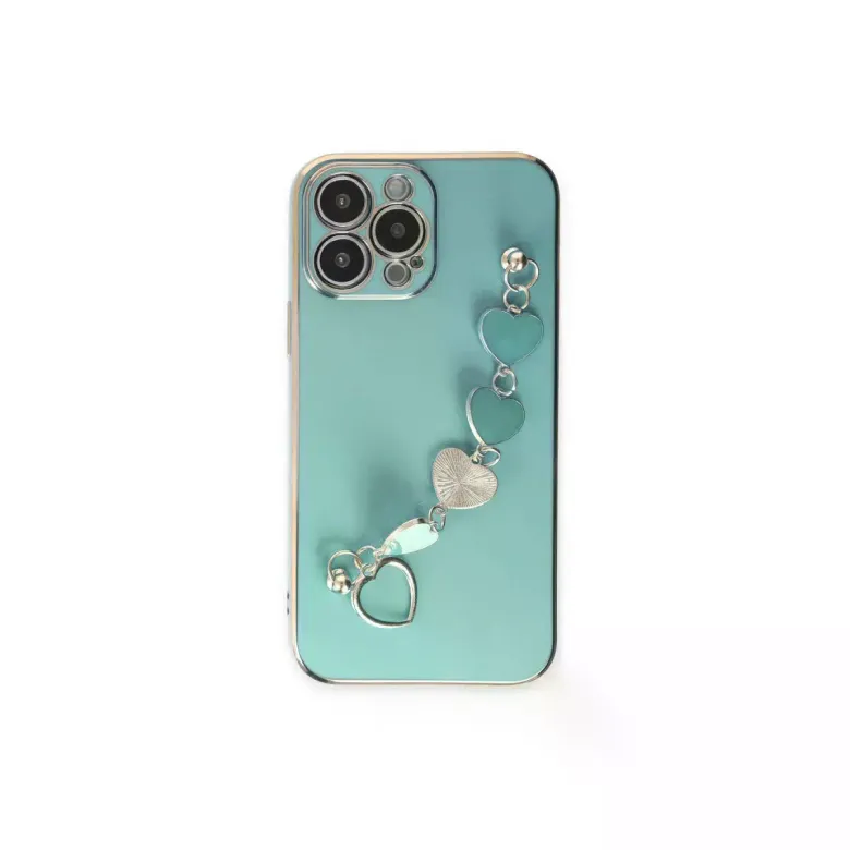 iPhone 14 Pro Kılıf Esila Silikon - Su Yeşili