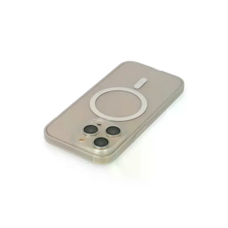 İphone 14 Pro Kılıf Grand Magneticsafe Kapak - Şeffaf