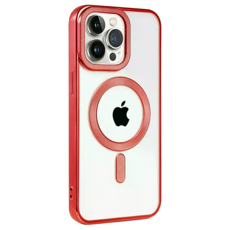 iPhone 14 Pro Kılıf Kronos Magsafe Kapak - Kırmızı
