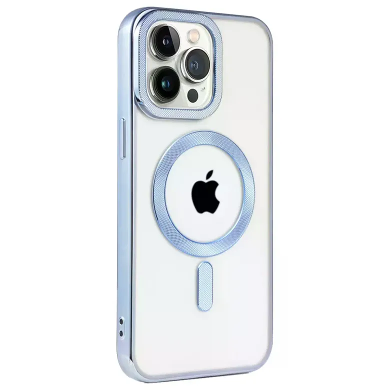 iPhone 14 Pro Kılıf Kronos Magsafe Kapak - Sierra Blue