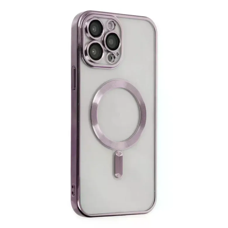 iPhone 14 Pro Kılıf Kross Magneticsafe Kapak - Mor