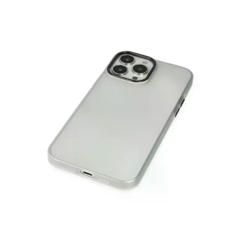 iPhone 14 Pro Kılıf Modos Metal Kapak - Şeffaf
