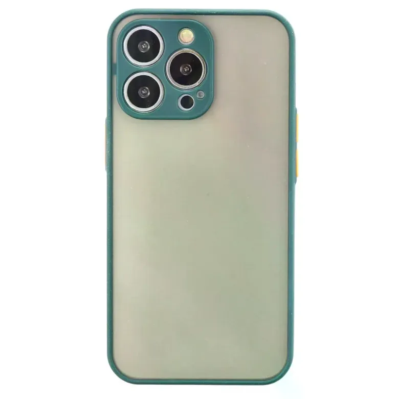 iPhone 14 Pro Kılıf Montreal Silikon Kapak - Yeşil