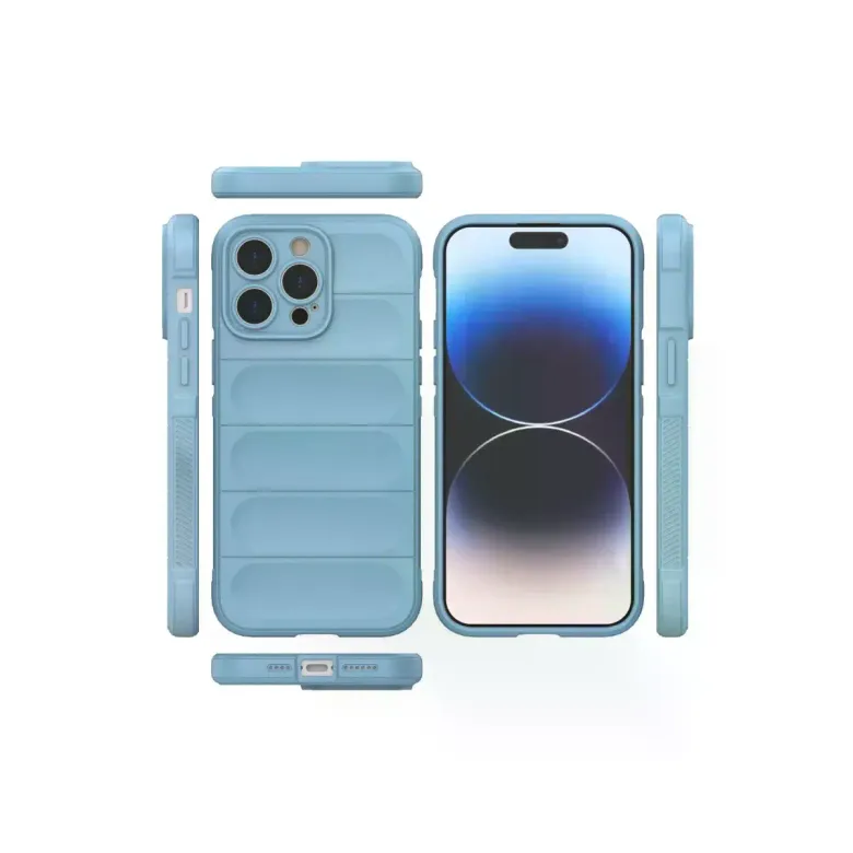 İphone 14 Pro Kılıf Optimum Silikon - Sky Blue