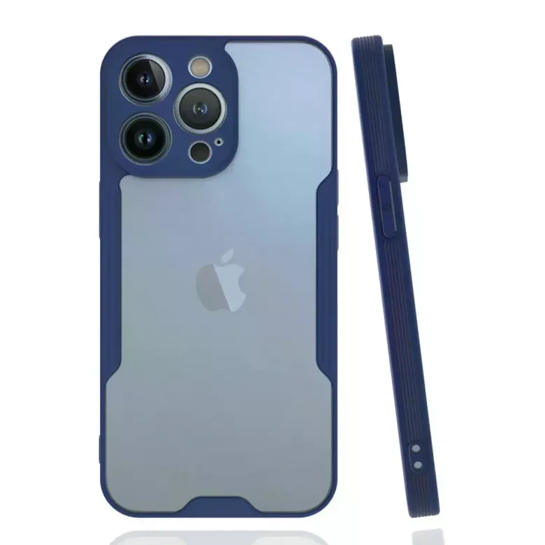 iPhone 14 Pro Kılıf Platin Silikon - Lacivert