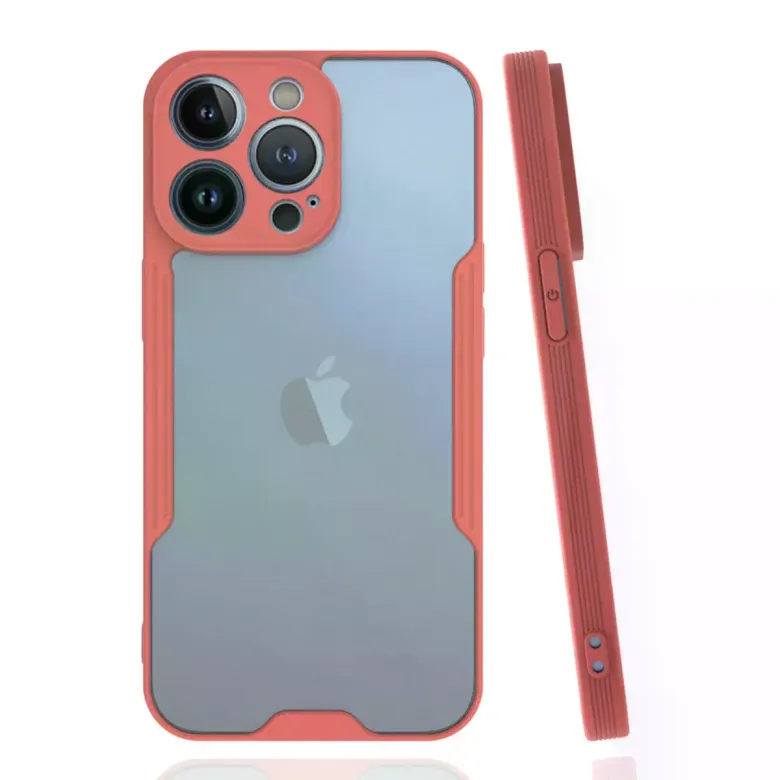 iPhone 14 Pro Kılıf Platin Silikon - Pembe