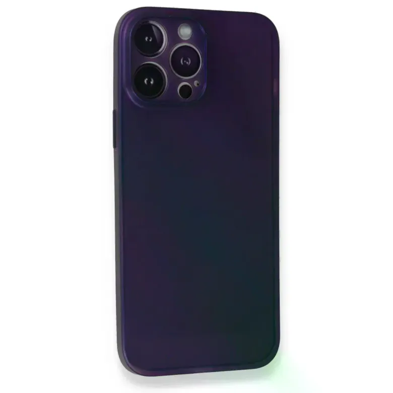 iPhone 14 Pro Kılıf PP Ultra İnce Kapak - Mor