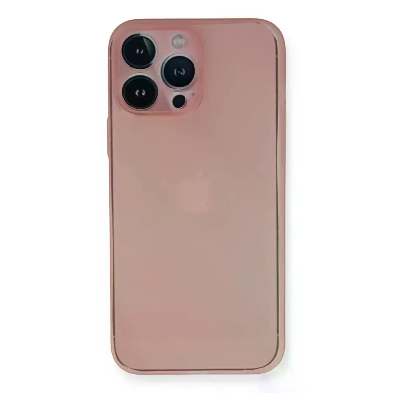 iPhone 14 Pro Kılıf PP Ultra İnce Kapak - Pembe