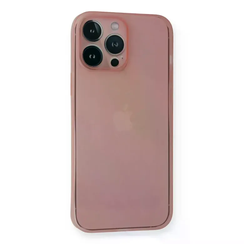 iPhone 14 Pro Kılıf PP Ultra İnce Kapak - Pembe
