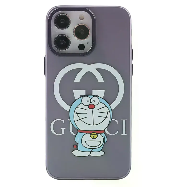 İphone 14 Pro Kılıf Prada Desenli Kapak - Prada Mor - 3