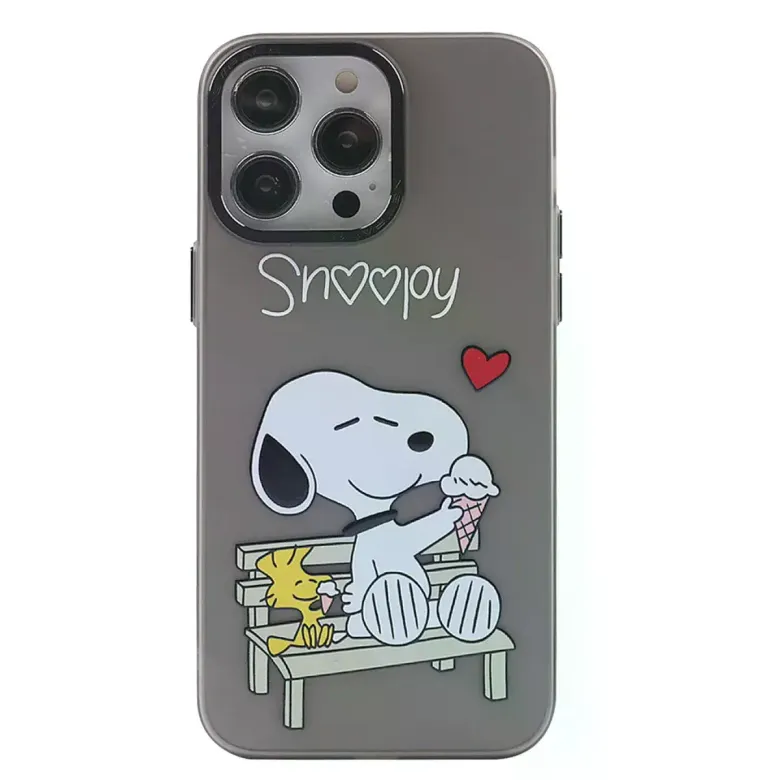 İphone 14 Pro Kılıf Prada Desenli Kapak - Prada Siyah - 2