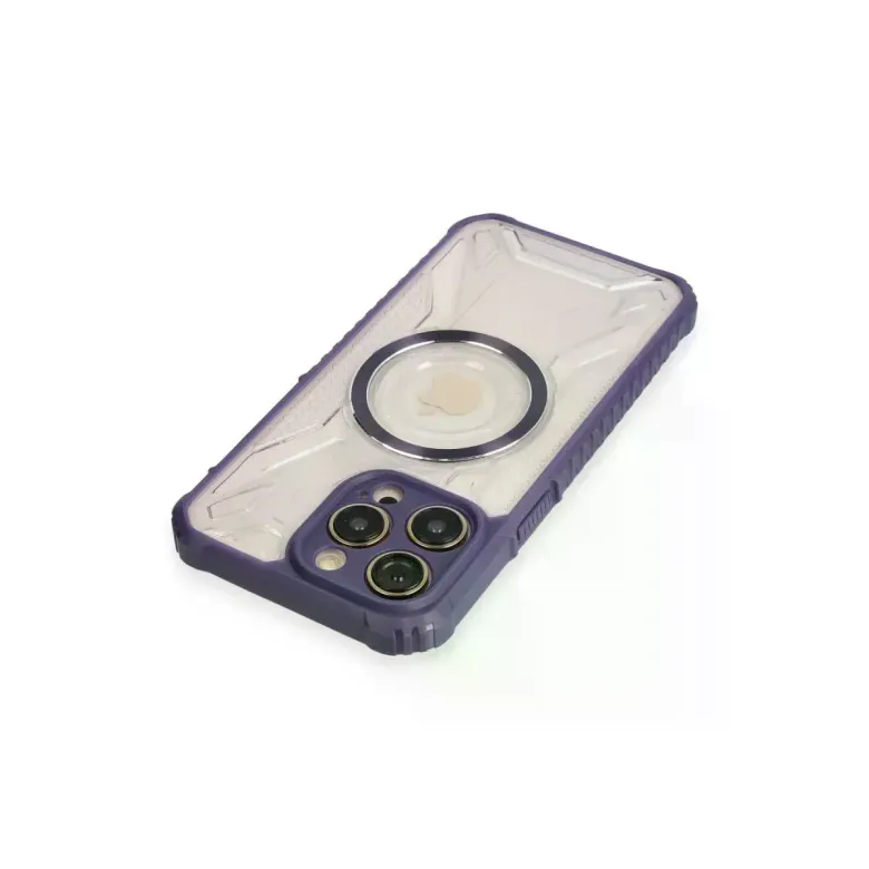 iPhone 14 Pro Kılıf Prag Magneticsafe Kapak - Derin Mor