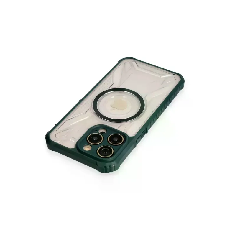 iPhone 14 Pro Kılıf Prag Magneticsafe Kapak - Koyu Yeşil