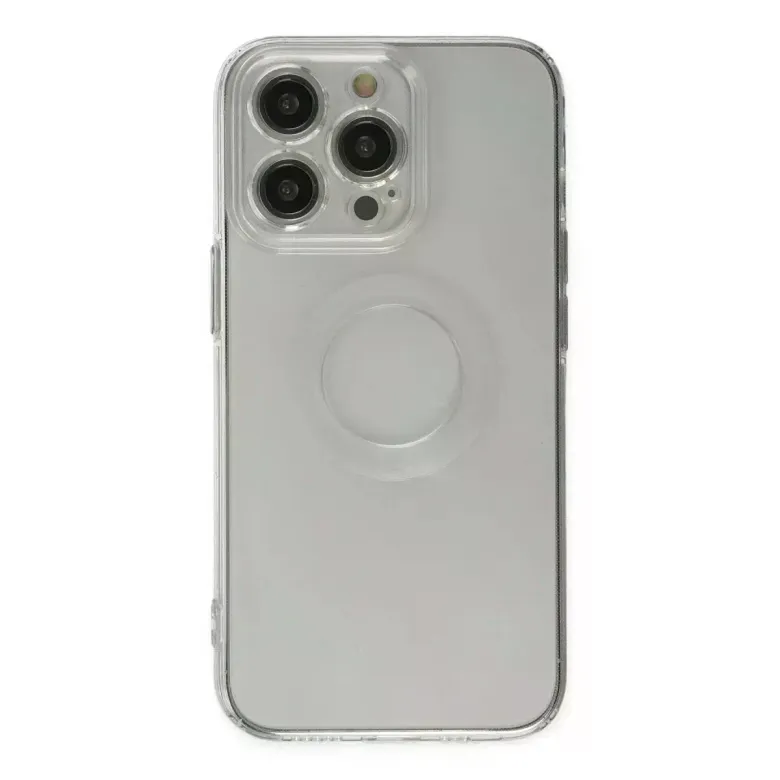iPhone 14 Pro Kılıf Santa Lens Silikon - Şeffaf