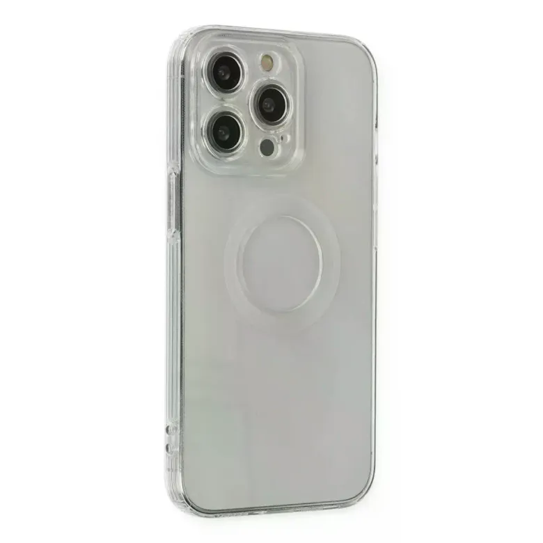 iPhone 14 Pro Kılıf Santa Lens Silikon - Şeffaf