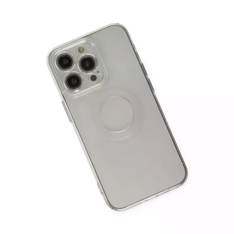 iPhone 14 Pro Kılıf Santa Lens Silikon - Şeffaf